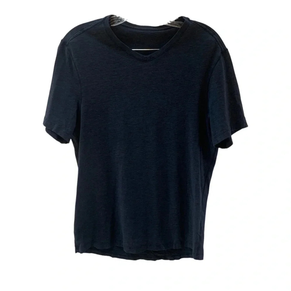 Lululemon Navy Blue V-Neck  T-Shirt